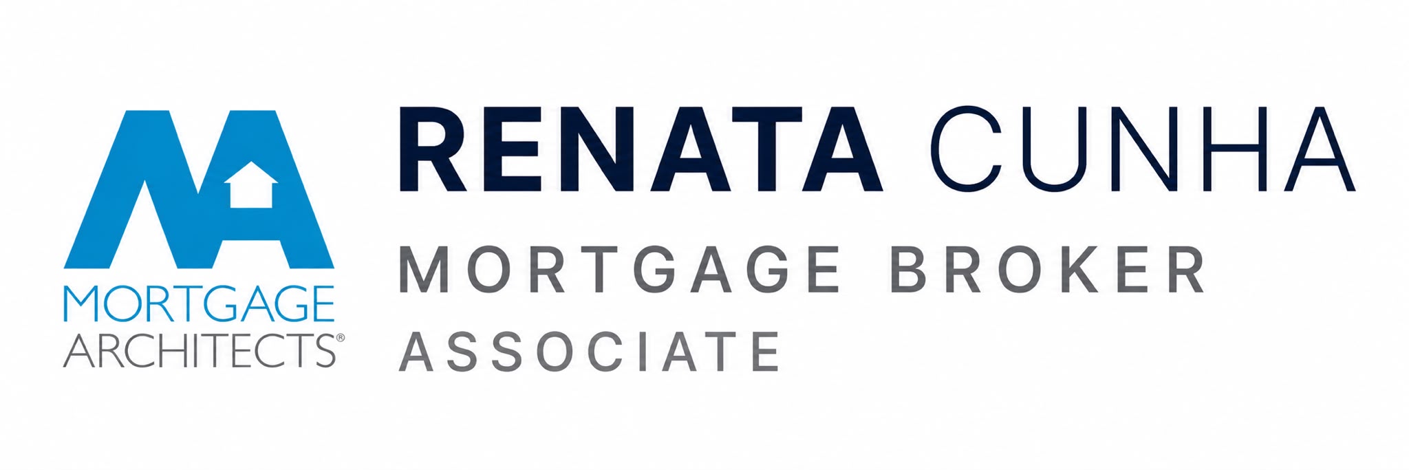 Logo de Renata Cunha Mortgage Broker Associate, parceiro exclusivo do BR.Summit
